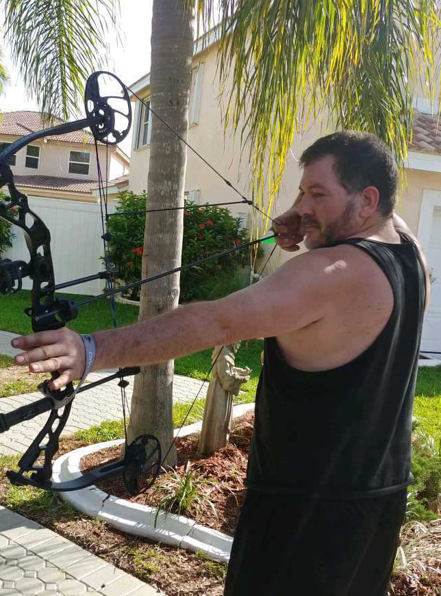 Tito Martinez with a Bow
